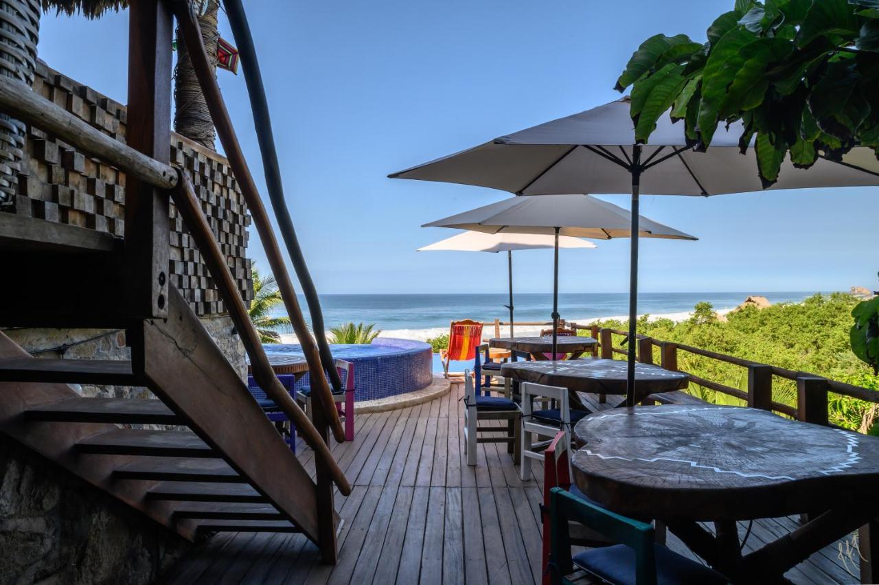 Hotel El Copal Mazunte Buitenkant foto